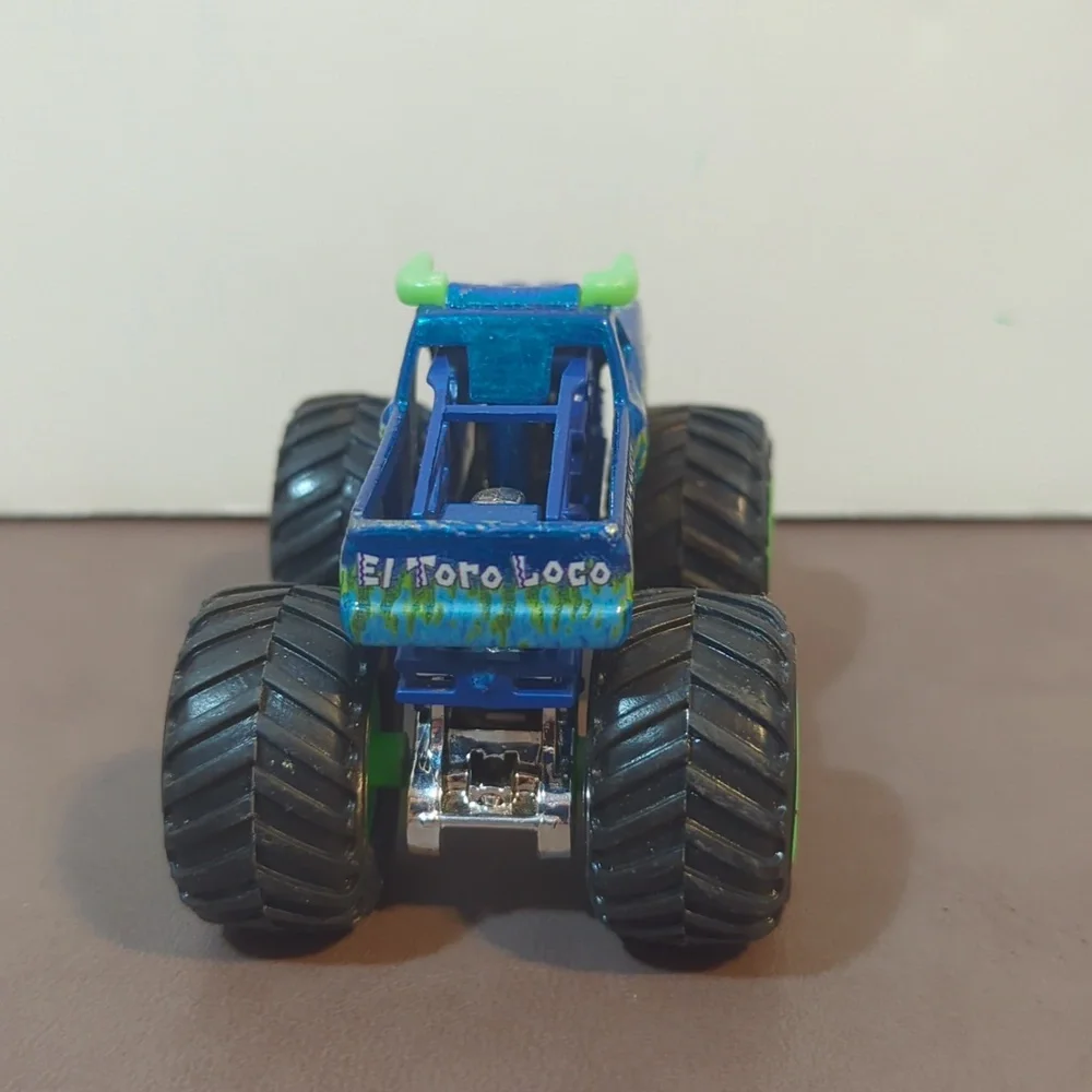 Hot Wheels Monster Truck El Toro Loco Rare Blue 1/64 Scale Mattel